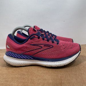 Brooks Glycerin 19 Women Size 8.5 Red Running Walking Sneakers Shoes